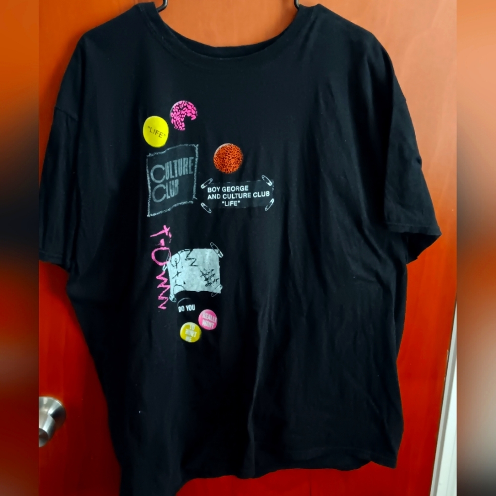 Boy George Culture club concert t shirt men's XXL